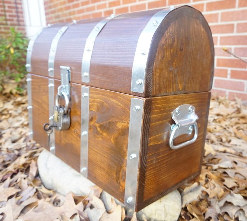 Lockable Large Pirate Treasure Wooden Chest /Extra Large Etsy