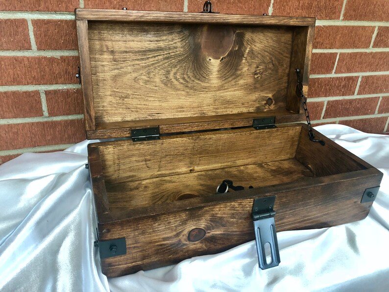 Original Treasure Chest With Safety Hasp And Hinges Lockable Etsy