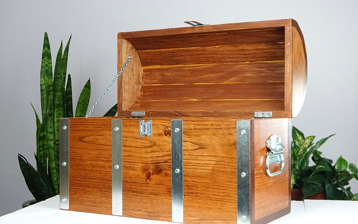 Lockable Large Pirate Treasure Wooden Chest /Extra Large Etsy