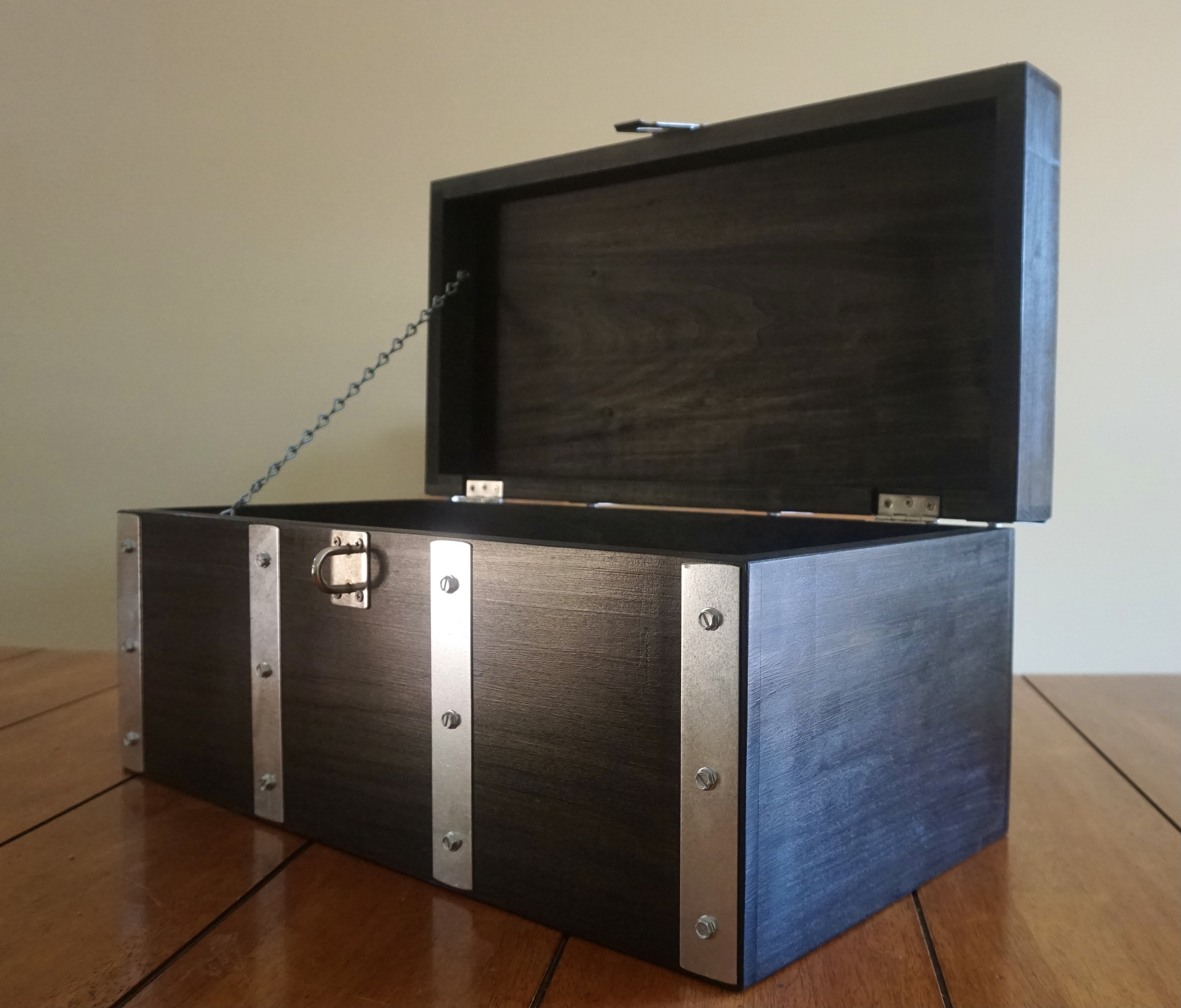 Treasure Chest With Lock and Keys Wooden Authentic Pirate Etsy