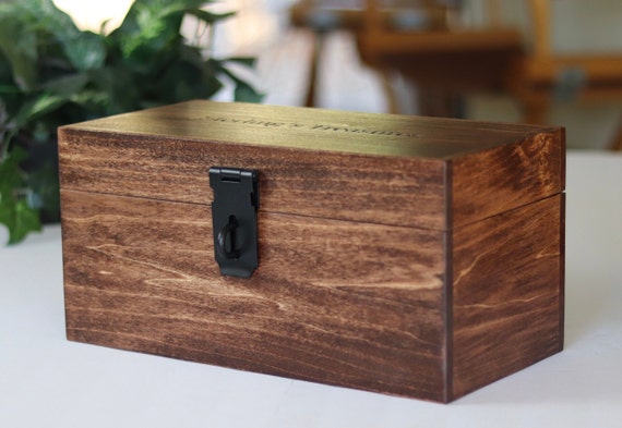 Tesoro caja caja de madera caja de madera baúl arcón cofre del tesoro para guardarlas decorativas 