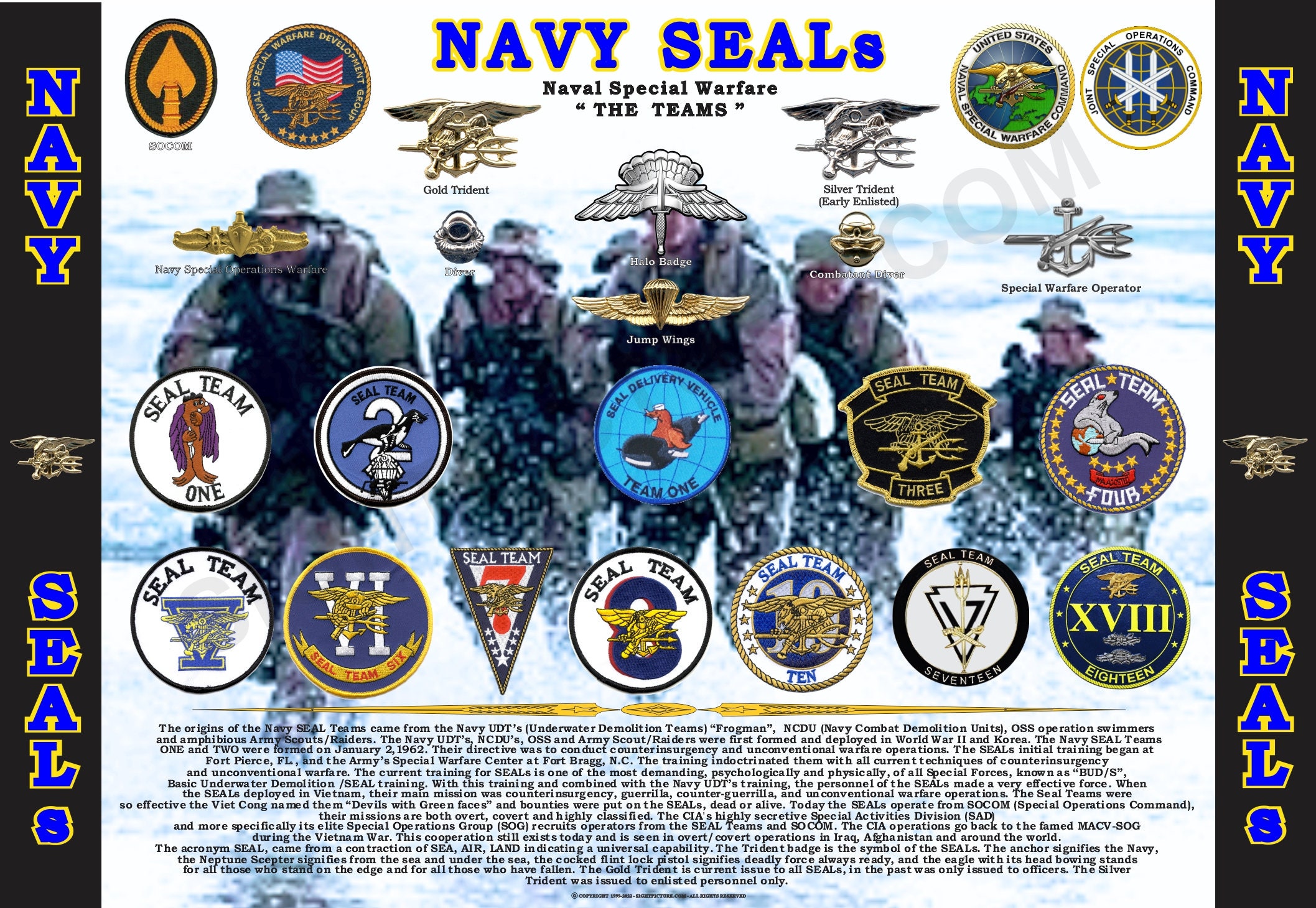 United States Navy Seals the Teams Special Etsy