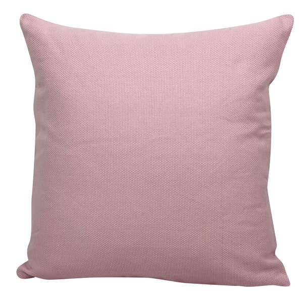 LUXURY High Quality Pink Barbie Knitted Material Cushion Covers - Decorative Pillowcases for Home Office Sofa Couch - 18x18" - 45x45 cm