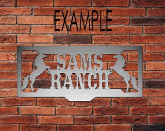 Signo de Horse Ranch DXF-SVG