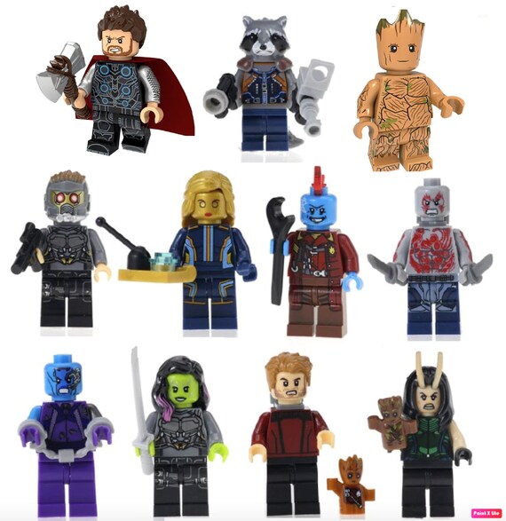 guardians of the galaxy minifigures