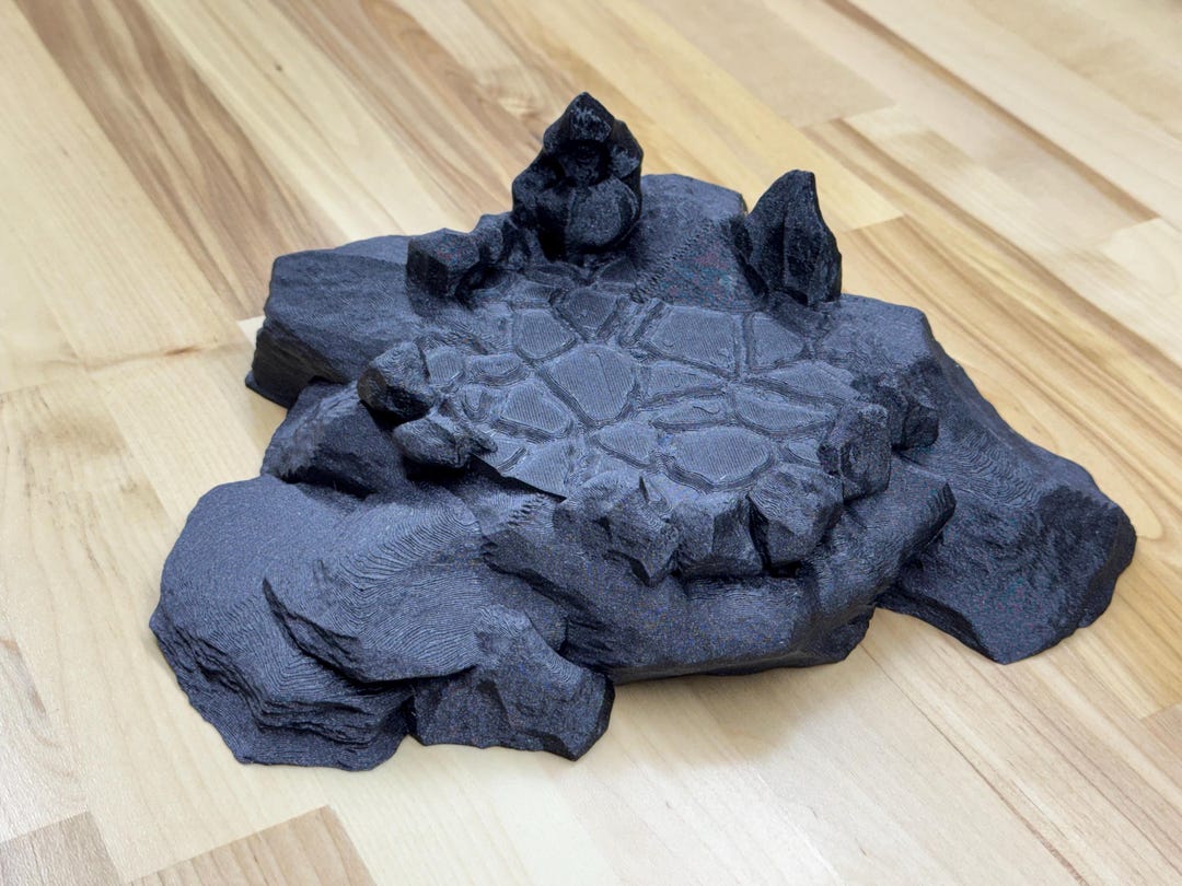 Figure Stand Rocks Rock Cluster Display Stand - Fantasy Art for Home Decor Ornaments ...