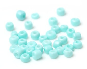 12 g perles rocailles bleu aqua tendance