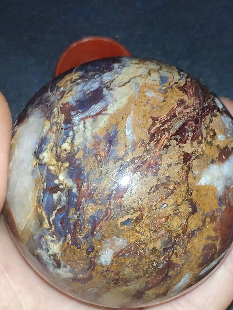 Magical Gemstone Ball Massage /& Deco Sphere Crystal Play Ball Meditation HIPPIE GOA Boho Ethno Healing Stone Natural Treasure Pietersite