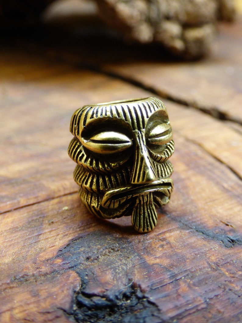 Brass Dreadlock Bead Tibet /'Antique Bronze/' Breads Dreads /'HIPPIE/' GOA /'Boho/' Ethno /'Nature/'/' Indian/'Vintage
