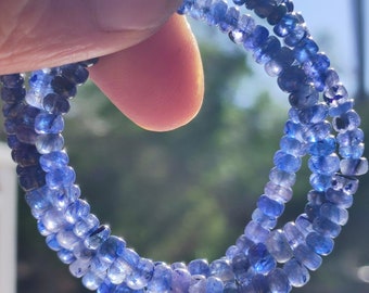 Sapphire AA - Gemstone Necklace 925 Sterling Silver - Elegant Jewelry for Women and Men, Filigree, Wedding Anniversary, Birthday Gift, Healing Stone, Rare, Blue