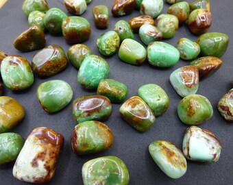 3x / 5x Chrysoprase Boulder Trommelstein Edelstein Dekostein Wasserstein Edelsteinwasser Chakra Heilstein Naturmedizin Energiewasser grün