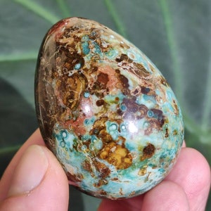Zarinit AAA Egg ~ Gemstone Decoration Sphere Crystal Meditation Decoration Crystal Meditation Energy Healing Stone Rarity Rare Collector Special Pattern