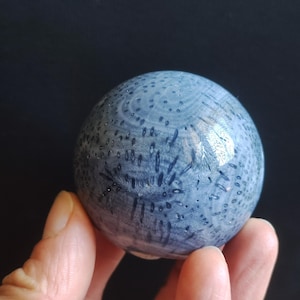 Blue Coral *Rarity - Gemstone Ball Decoration Sphere Crystal Collector Meditation Healing Stone Woman Man Gift He She House Energy Unique