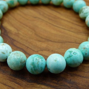 TURQUOISE 100% natural from Arizona A / AAA - gemstone bracelet blue GOA hippie boho natural healing stone gift him she man woman friend rarity