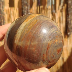 Pietersite ~ Magic Gemstone Ball Massage & Decoration Sphere Crystal Play Ball Meditation ~HIPPIE ~GOA ~Boho ~Ethno ~Healing Stone 1234