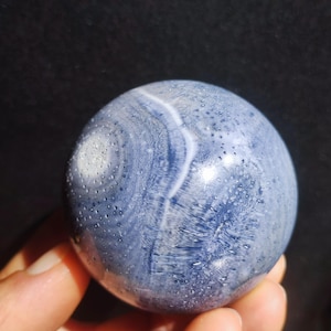 Blue Coral *Rarity - Gemstone Ball Decoration Sphere Crystal Collector Meditation Healing Stone Woman Man Gift He She House Energy Unique