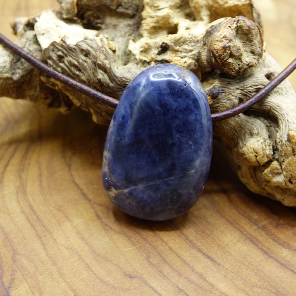 Sapphire ~ Gemstone ~ Necklace ~ Rare ~ HIPPIE ~ GOA ~ Boho ~ Ethno ~ Nature ~ Healing Stone ~ Collector ~ Investment