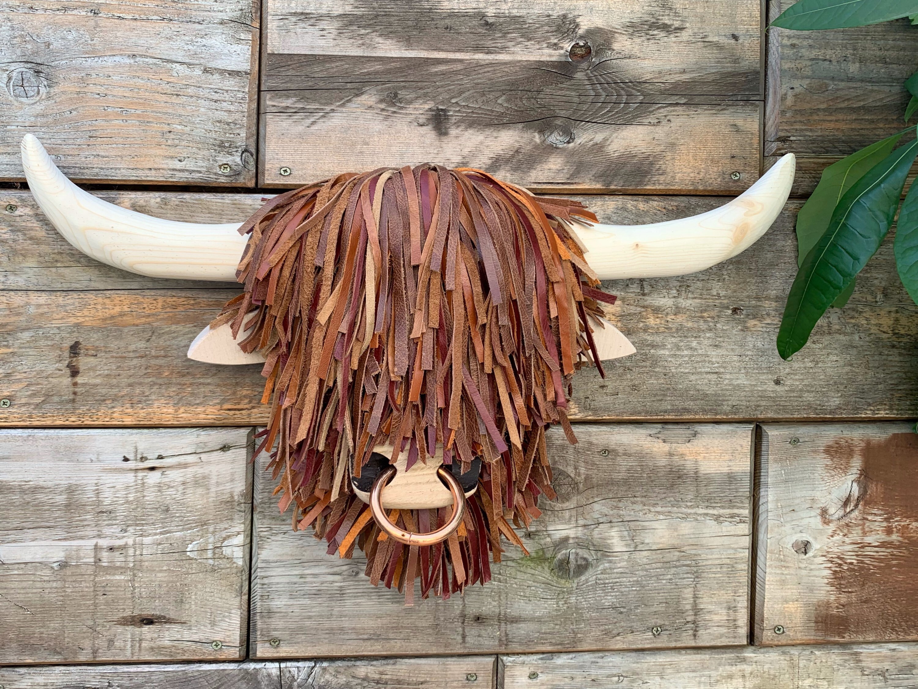 Highland Cow/cattle Wall Art Wall Mounted Faux Animal Wooden Etsy UK
