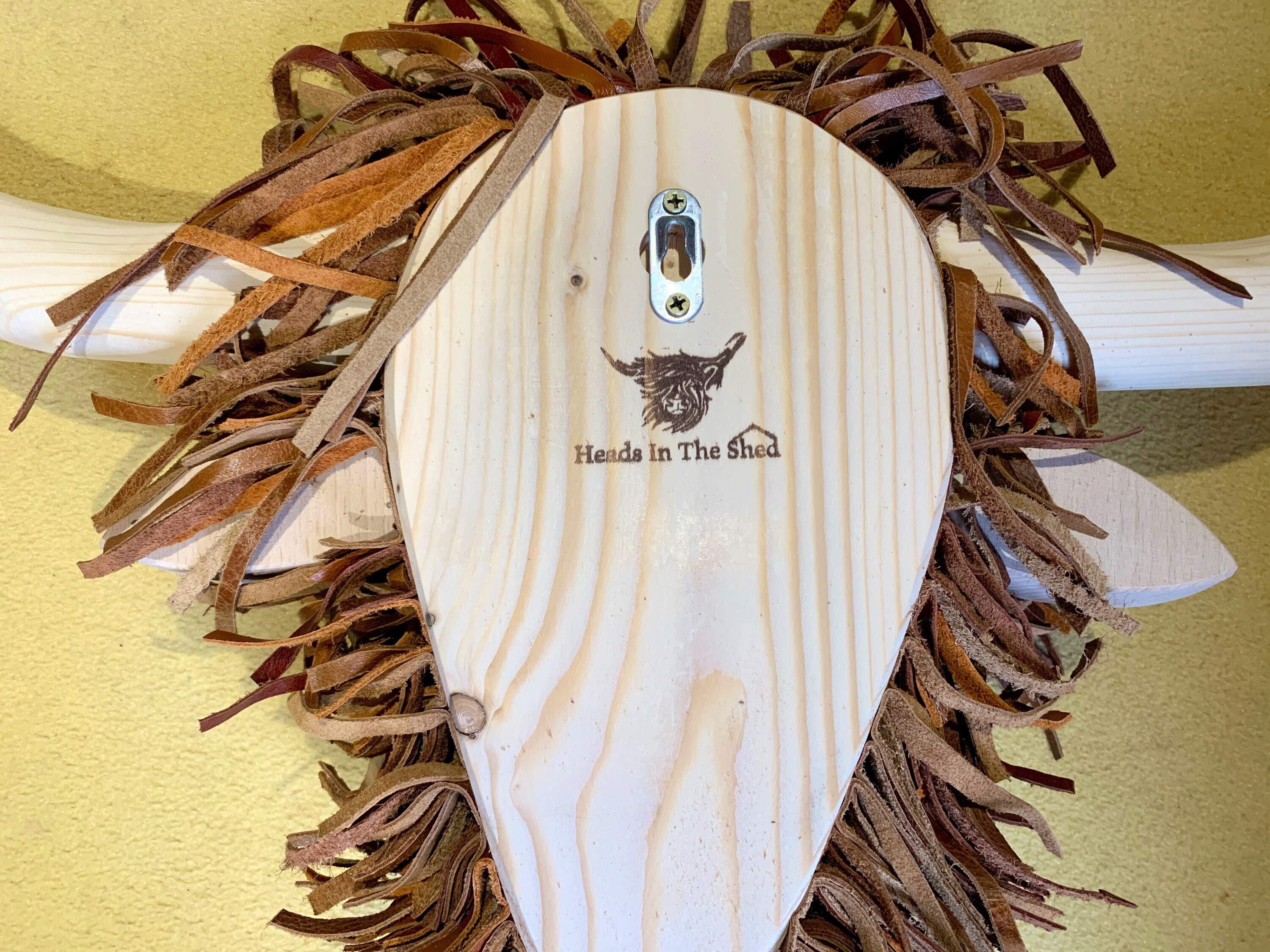 Highland Cow/cattle Wall Mounted Faux Animal Wooden Head Etsy UK