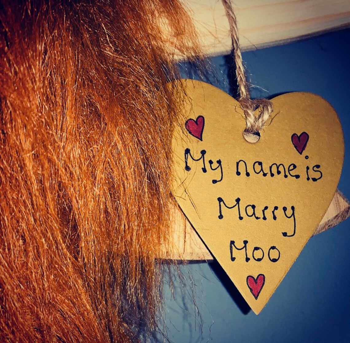 Highland Cow Wall Mounted Art Faux Animal Wooden Head. Faux Etsy