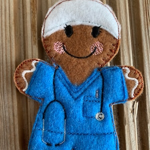 Gingerbread Anaesthetist  ,Gingerbread Decoration,  Anaesthetist Tree Decoration, Personalised Anaesthetist Gift