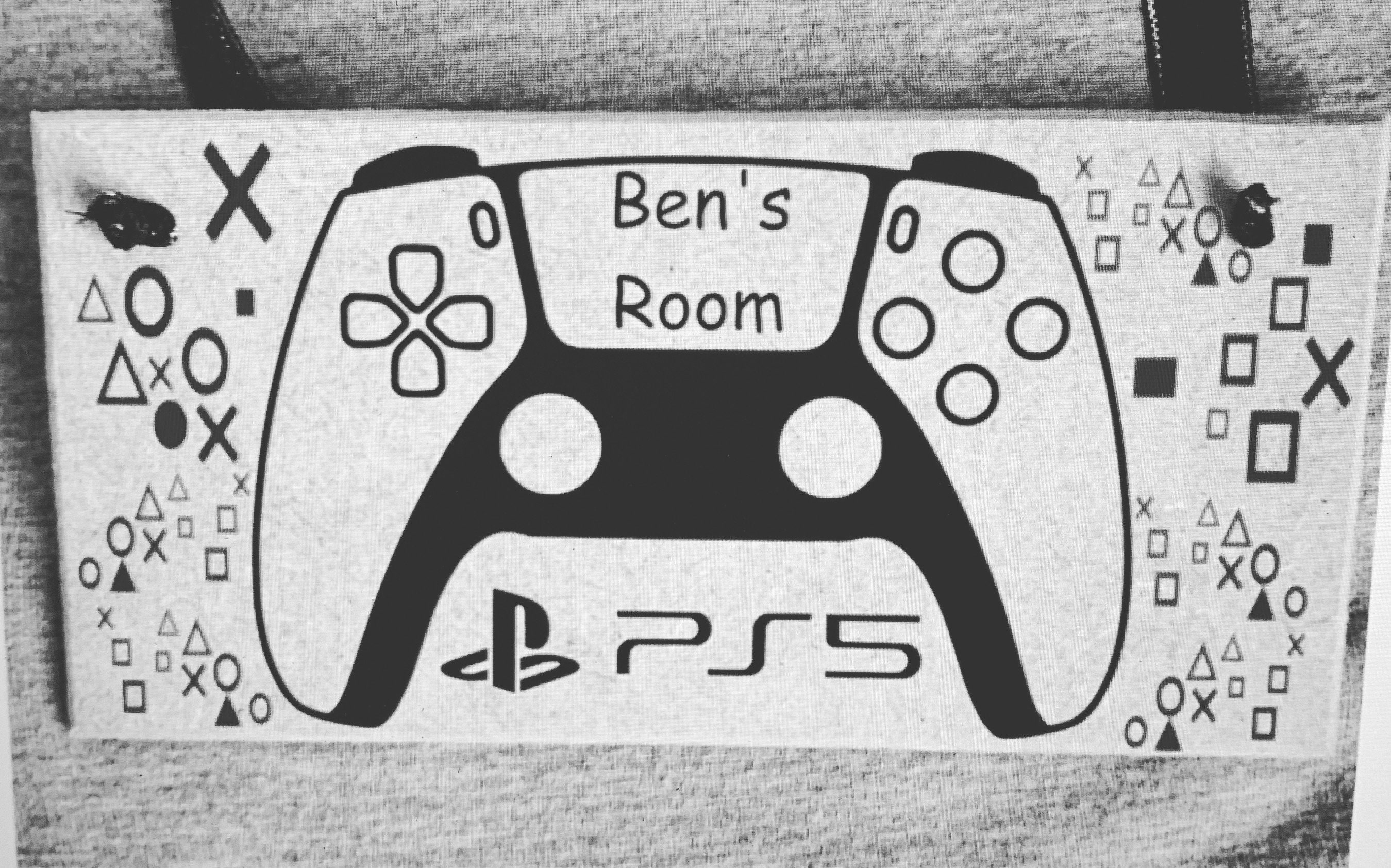 PS5 room sign PS5 sign plaque Christmas birthday Etsy