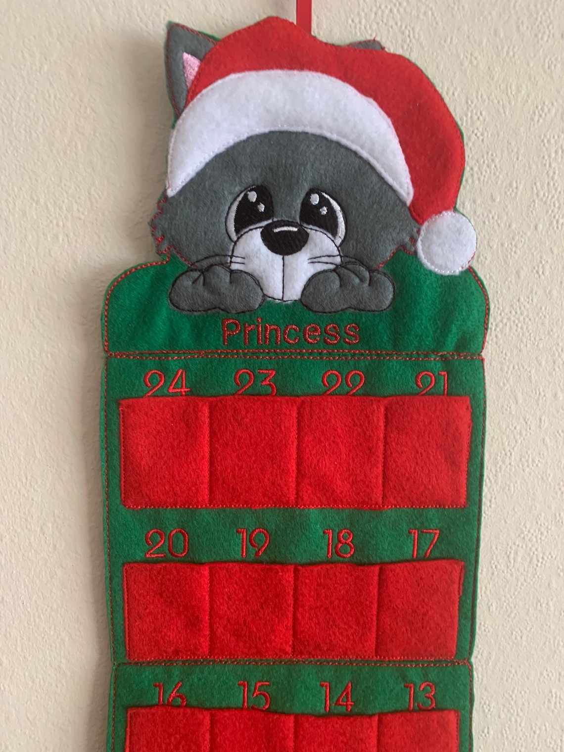 Cats Personalised advent Calendar for Christmas add your own Etsy