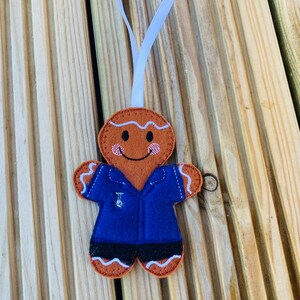 Gingerbread Health Care Assistant, Gingerbread Decoration, Health Care Assistant Decoration, Personalised Health Care Assistant Gift