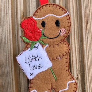 Gingerbread rose Gingerbread Decoration, Rose tree Decoration, Personalised rose Gift