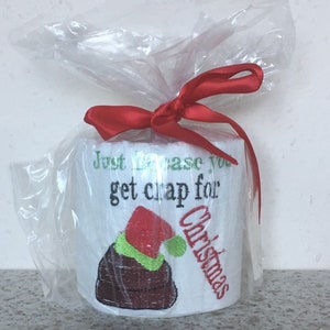 Carta igienica ricamata, regalo umoristico, regalo di Natale, regalo divertente, regalo eccentrico, riempitivo stockin, mamma, regalo per mamma, mamme, regalo mamme
