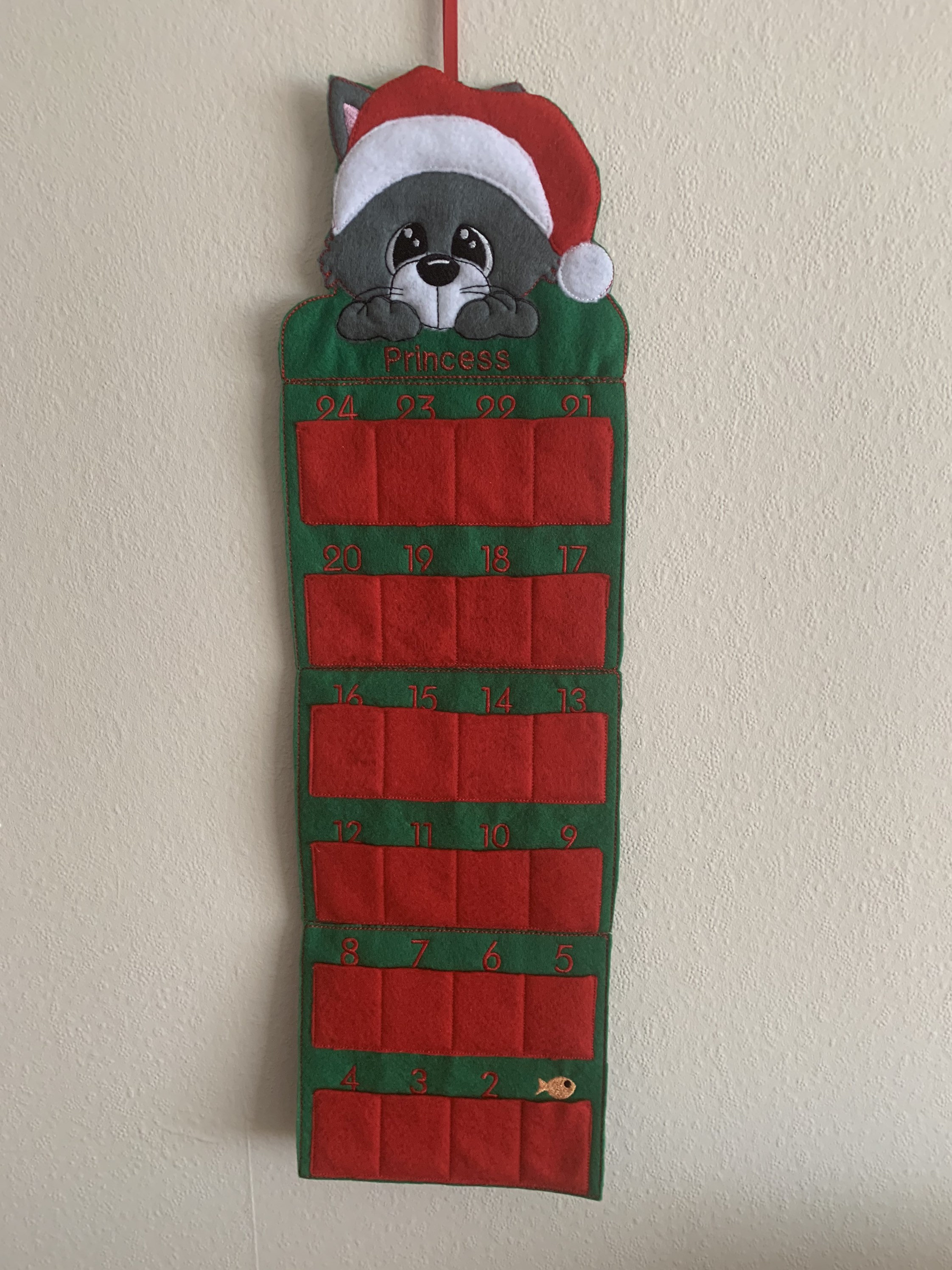 Cats Personalised advent Calendar for Christmas add your own Etsy
