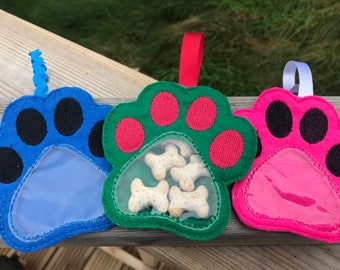 Mini Paw Print decorations for treats, cat decoration, dog decoration