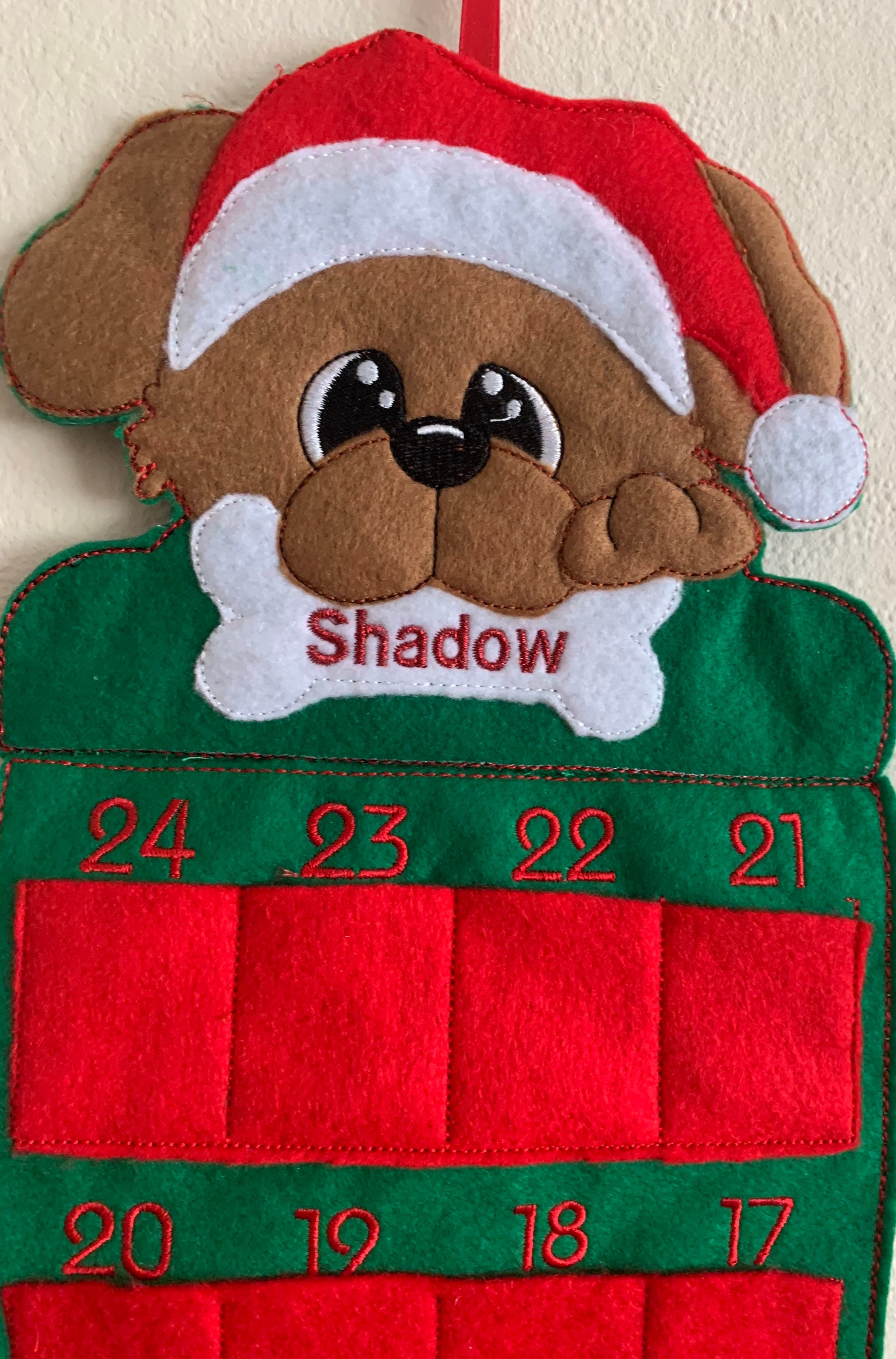 Personalised dog cheap advent calendar