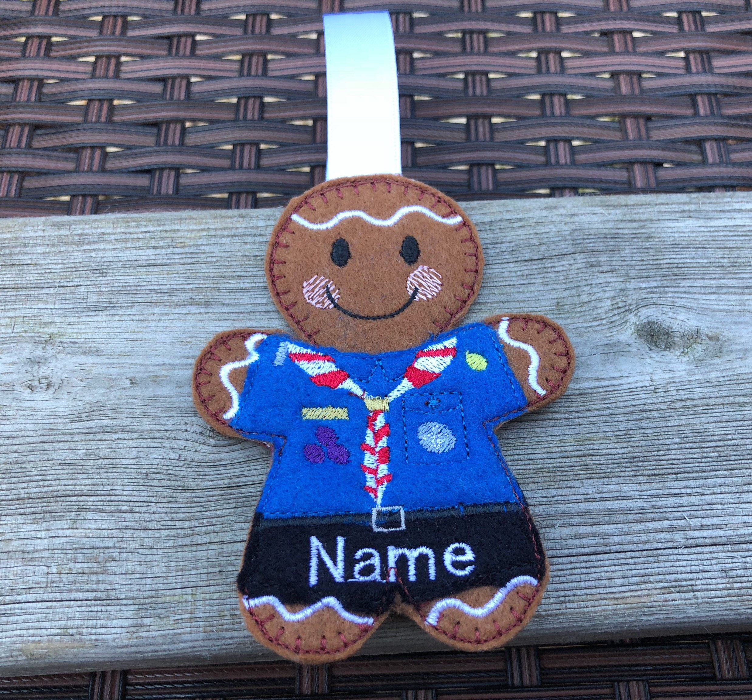 Scout Gift Scout Leader Gift Scout Gingerbread Man Hanging | Etsy