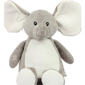 Personalised keepsake Elephant personalised Elephant embroidered gift, new baby gift, christening gift, first Elephant teddy