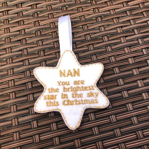 記念の星、追悼、クリスマスの星、最も明るい星の吊り下げ装飾、クリスマスの飾り