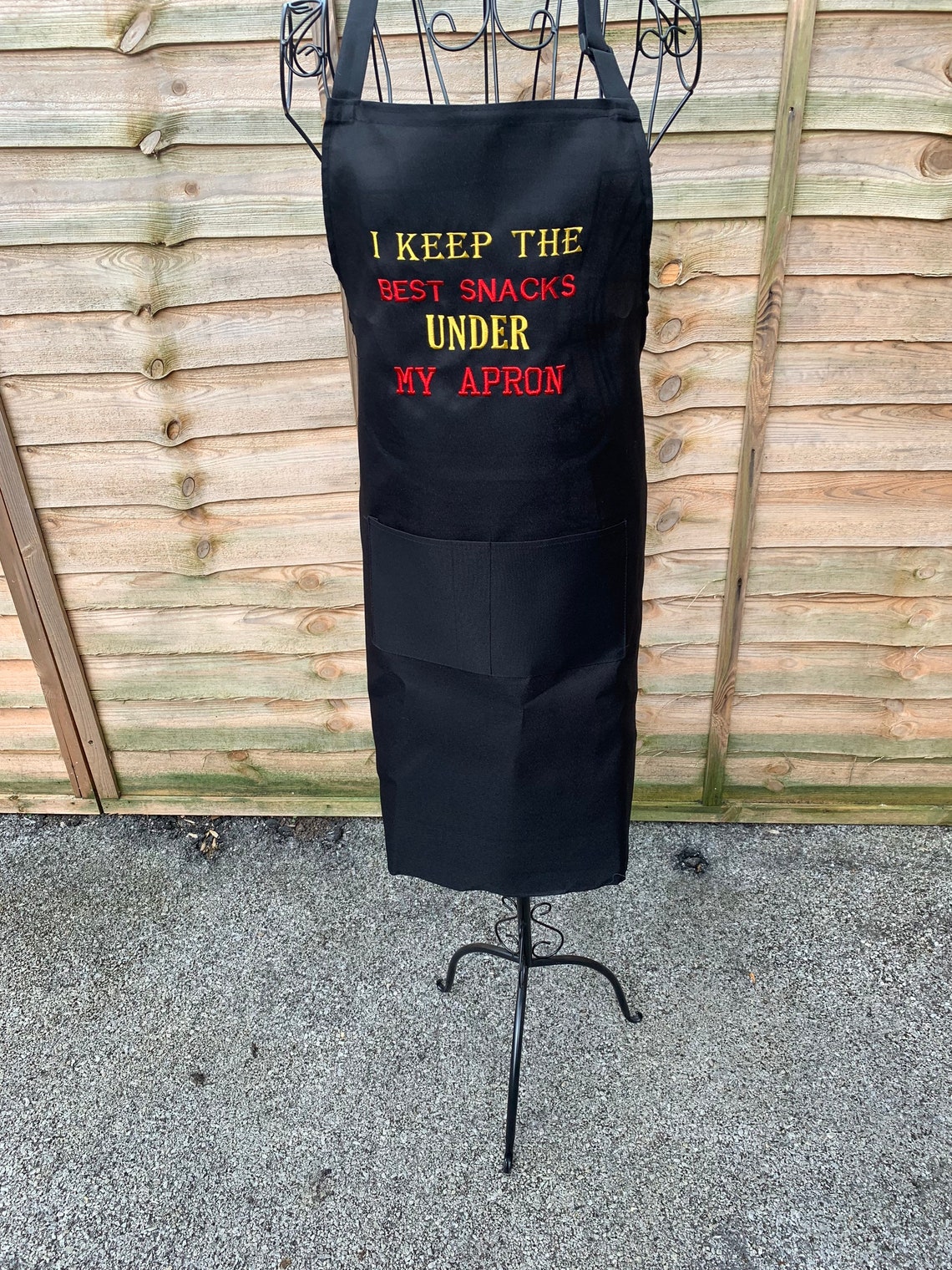 Embroidered apron BBQ apron unisex BBQ apron Cooking apron Etsy