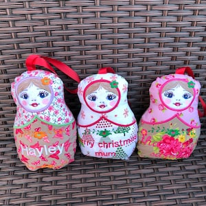 Personalised Babushka doll, babushka doll, personalised doll, lavender doll, thank you gift, valentines gift, Mother’s Day gift