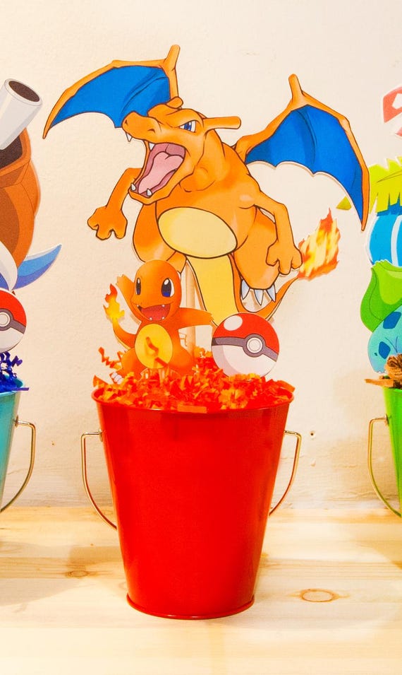 Lot De 6 Aimants Pokémon En Bois Laser Gravé & Peint à La Main - Pikachu, Évoli, Etc.