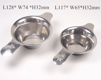 Tea Strainer Stainless Steel Filter Tea Wares Tea Sets Tea Tools Gifts, Glass Pitcher,