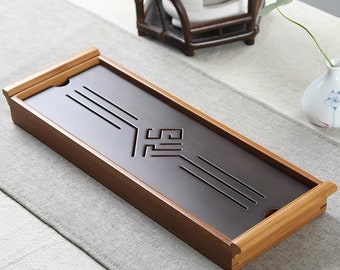 Bamboo Tea Tray for Chinese Gongfu Cha, Teawares, Teasets, Teatools, Gifts.