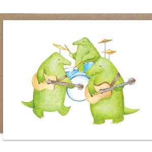 CROC BAND wenskaart