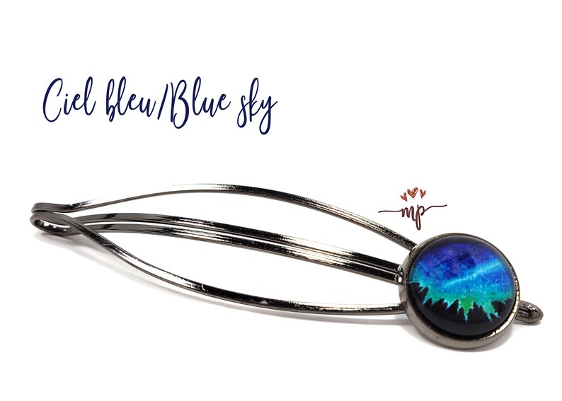 Statement Piece BarrettesHair Clips with Tree of Life Image Artist drawings from South Africa