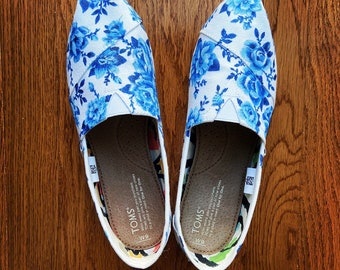 Hand Painted Toms - Etsy