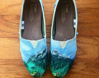 Hand-painted TOMS shoes (Colorado Mountains)