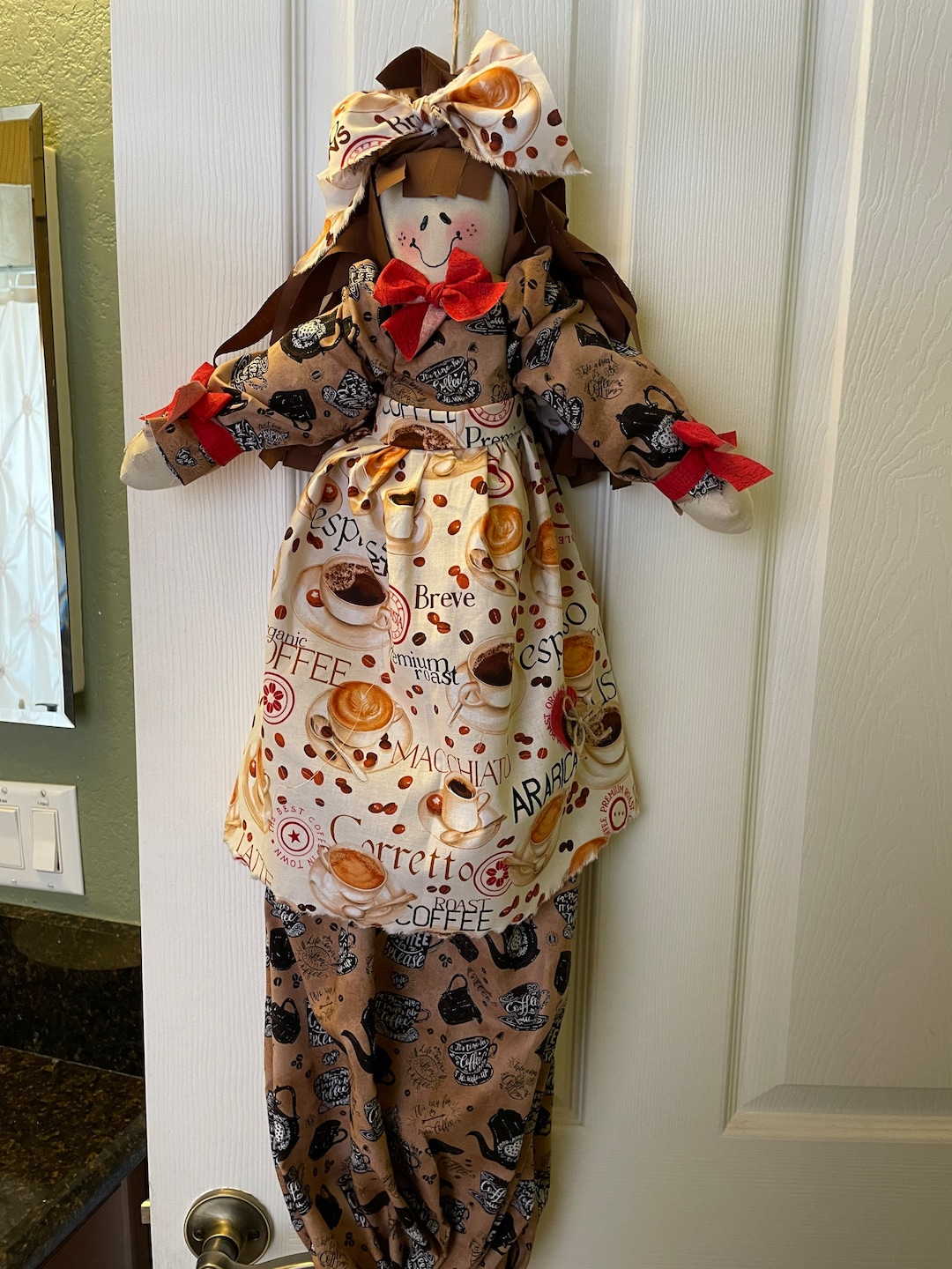 Bag Lady Plastic Bag Holder Etsy