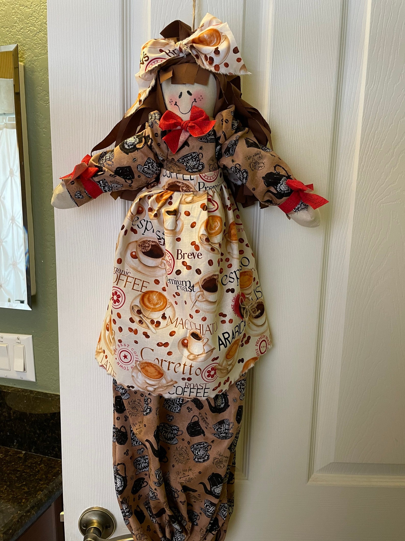 Bag Lady Plastic Bag Holder Etsy