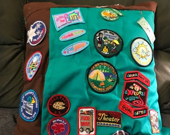 Girl Scout Keepsake pillow