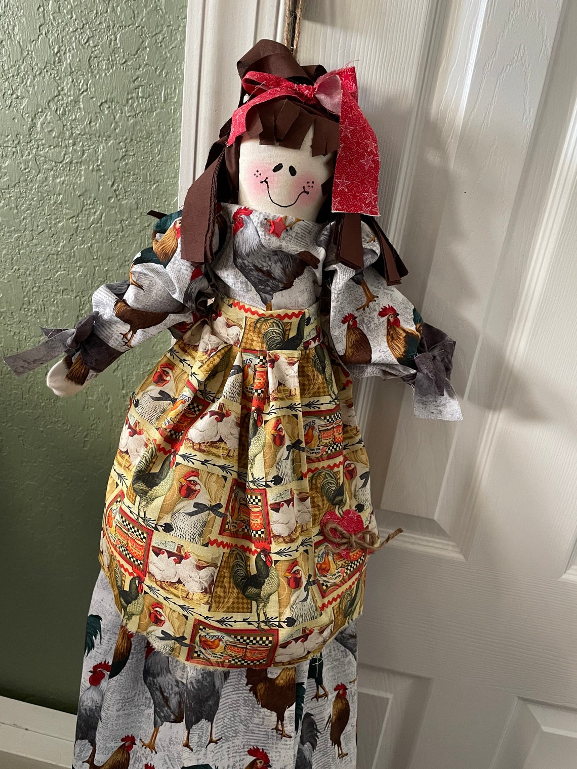 Bag Lady Plastic Bag Holder Etsy