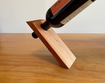 Gravity Wine Holder, Floating Wine Holder, Balance Wine Stand